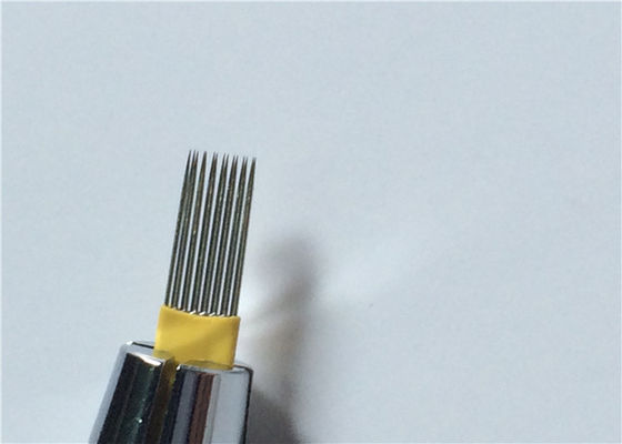 중국 영원한 메이크업 Microblading 눈썹 문신 바늘 처분할 수 있는 15M 더 적은 진동 협력 업체
