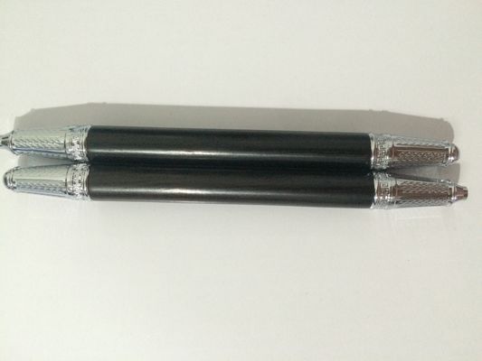 중국 5D 눈썹 Microblading 목제 두 배 머리를 가진 수동 문신 펜, 화장용 문신 펜 협력 업체