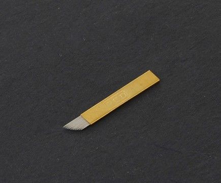 중국 영구적 메이크업 버릴 수 있는  문신 바늘, 매뉴엘 펜 사용을 위한 자연적 침날 협력 업체