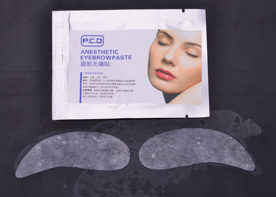 중국 PCD 엠브로이드된 눈썹은 감각을 잃은 크림, 고통이 없는 눈썹 마스크를 칩니다 협력 업체