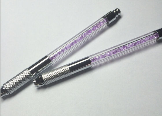 중국 뉴스트 분홍색 결정 매뉴얼 영구적 문신은 눈썹 손으로 만드는 펜을 씁니다 협력 업체