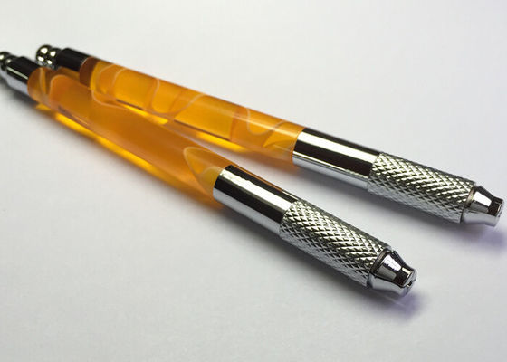 중국 Microblading 펜 문신 기계 분홍색/자주색/백색 110MM 영원한 문신 펜 협력 업체