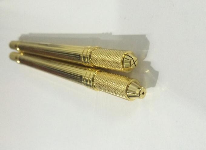 양두와 알루미늄 마이크로블레이드 눈썹 펜과 설명서 문신 펜 1