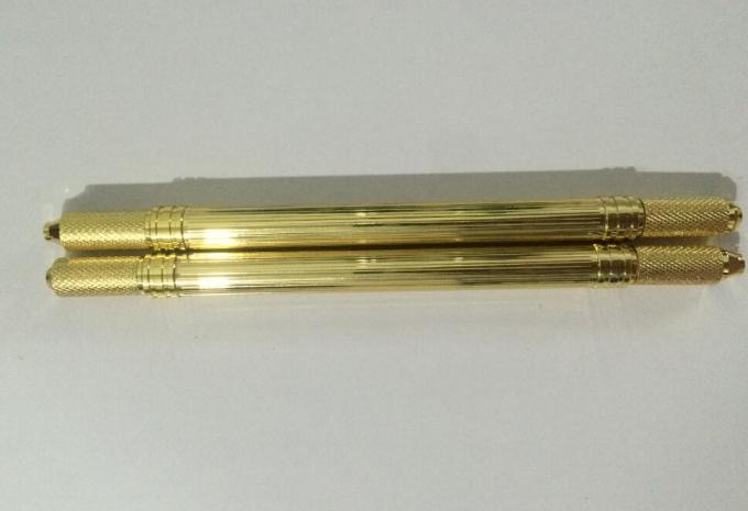 양두와 알루미늄 마이크로블레이드 눈썹 펜과 설명서 문신 펜 2