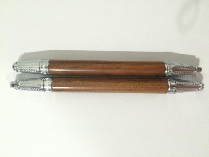 목제 양두 4D 설명서 눈썹 영구적 메이크업 문신 펜 2