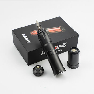 중국 스테인레스 스틸 1800mAh NARW 무선 문신 기계 1-OLED 디스플레이 터치 스크린 배터리 회전 문신 총 RCA 전력으로 문신 펜 협력 업체