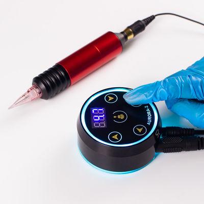 중국 업그레이드 디지털 LCD 디스플레이 터치 스크린 미니 오로라 II 문신 전원 공급 388g 문신 기계에 대한 패키지 무게 협력 업체