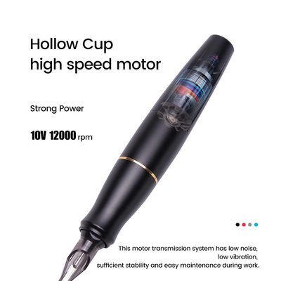 중국 코어리스 모터 스테인리스 스틸 레드 마이크로 블레이딩 눈?? 입술 아이일러 문신 총 협력 업체