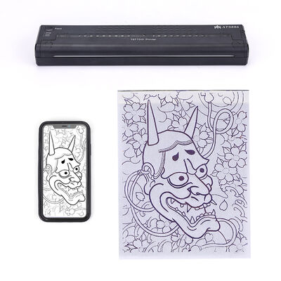 중국 12000mAh 미니 문신 스텐실 프린터 열 복사기 무선 전송 프린터 문신 프린터 협력 업체