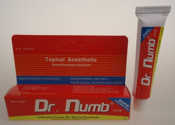 5% PMU Dr. Numb 통증 완화 현장 통증 문신 마취 크림 협력 업체