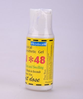 6% SSJ 48 문신 마취 젤 입술 문신 협력 업체