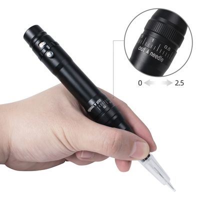 인기가 있는 무선 문신 총 몸 기계 길이 136*20mm 마이크로 블레이딩 무선 PMU 기계 눈?? 머리 스트로크 눈?? 협력 업체