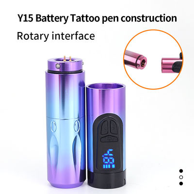 14500mAh 리저브 배터리 전력 무선 문신 기계 LCD 디스플레이와 교체 가능한 배터리 항공기 알루미늄 디자인 협력 업체
