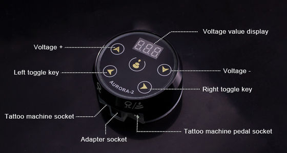 업그레이드 디지털 LCD 디스플레이 터치 스크린 미니 오로라 II 문신 전원 공급 388g 문신 기계에 대한 패키지 무게 협력 업체