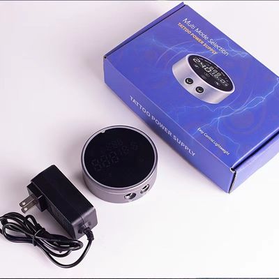 80*28mm 회색 AV1.5V-12V H8 스마트 전원 공급원 듀얼 LCD 터치 스크린 문신 기계 다채로운 전압 지능형 디지털 협력 업체