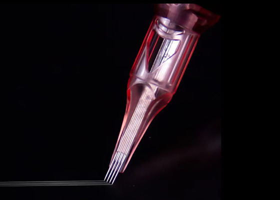 의료 표준 스테인레스 스틸 영구 화장 바늘 분홍색 협력 업체