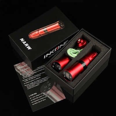 INKONE NARW 브랜드 디지털 LCD 터치 스크린 디스플레이 1800mAh 배터리 문신 펜 마이크로 색소화 기계 무선 문신 기계 협력 업체
