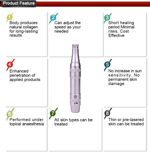 영구적 메이크업 기계 - 전기 현미침 펜 요법 기계 3