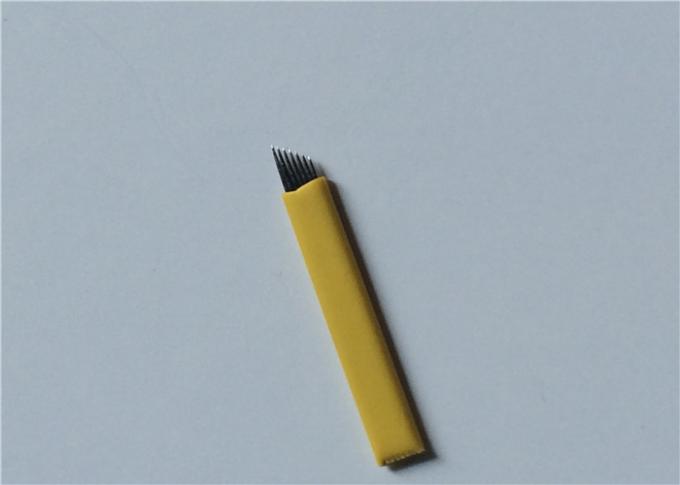 메이크업 문신 Microblading 영원한 바늘, 0.25mm 7개의 핀 문신 잎 0