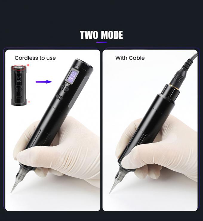 강력한 RCA 무선 영구 메이크업 기계 2.7mm 스트로크 문신 기계 3
