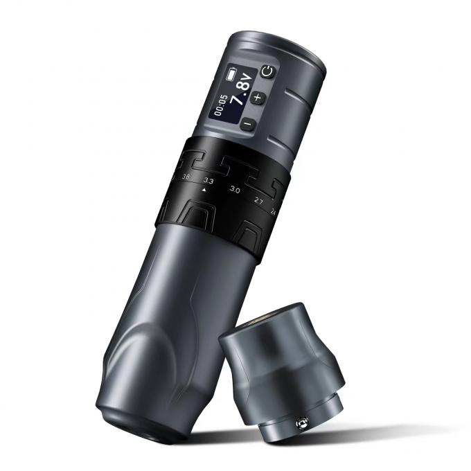 1500mAh 무선 문신 총 INKONE SABER 무심각 문신 머신 펜 강력 모터 장거리 4.2mm 항공기 알루미늄 4