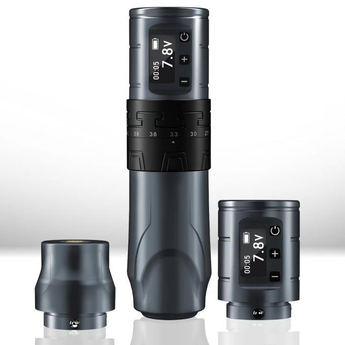 1500mAh 무선 문신 총 INKONE SABER 무심각 문신 머신 펜 강력 모터 장거리 4.2mm 항공기 알루미늄 7