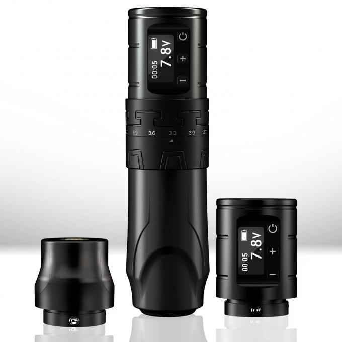 1500mAh 무선 문신 총 INKONE SABER 무심각 문신 머신 펜 강력 모터 장거리 4.2mm 항공기 알루미늄 8