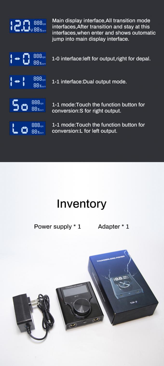 무선 배터리 문신 기계 문신 가게에 대한 전원 공급 6