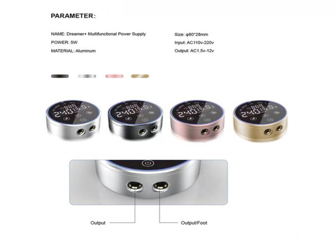 도트 박스 기능과 스마트 터치 스크린을 갖춘 문신 전원 공급 장치로 손쉽게 제어 문신 기계 2