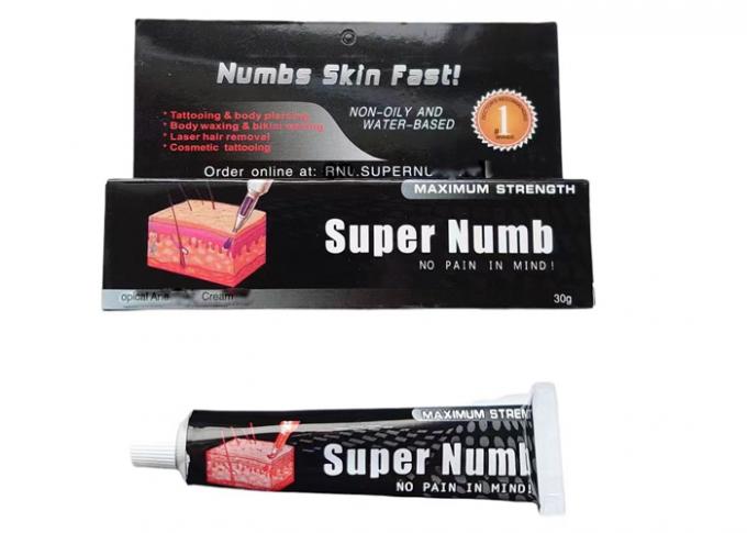 30G 슈퍼 마취 문신 마취 크림 문신 / 몸 피어싱을 위해 피부 마취 0