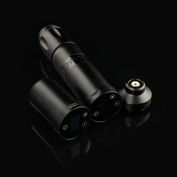 INKONE NARW 브랜드 디지털 LCD 터치 스크린 디스플레이 1800mAh 배터리 문신 펜 마이크로 색소화 기계 무선 문신 기계 10