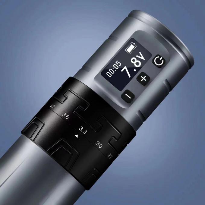 INKONE 브랜드 스트로크 2.4-4.2mm 코러리스 모터 문신 기계 무선 문신 펜 4