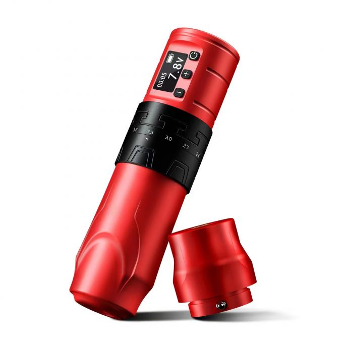 INKONE 브랜드 스트로크 2.4-4.2mm 코러리스 모터 문신 기계 무선 문신 펜 6