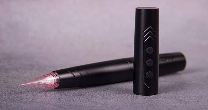 듀얼 배터리 마이크로 블레이딩 1200mAh 무선 영구 메이크업 문신 펜 영구 메이크업 기계 10