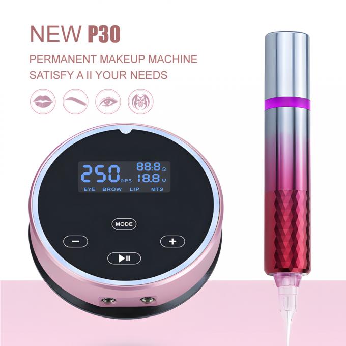 디지털 회전식 배터리 코어리스 문신 총 문신 펜 1800 Mah 무선 문신 기계 4