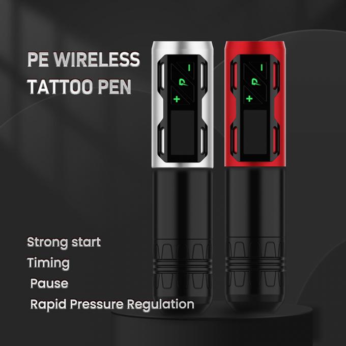 디지털 회전식 배터리 코어리스 문신 총 문신 펜 1800 Mah 무선 문신 기계 6