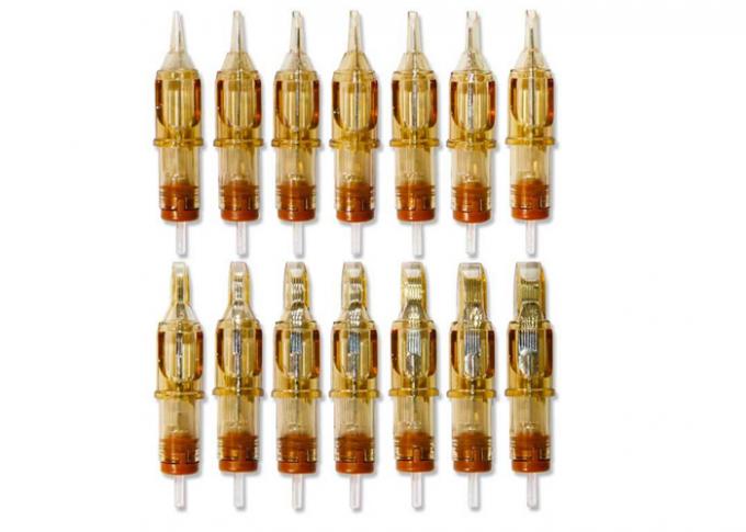 20pcs/box 노란색 카트리지 문신 눈?? 영구 화장 바늘 1